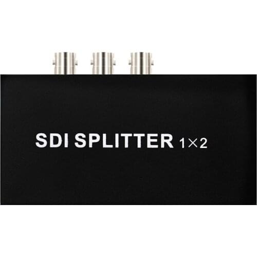 SDI Splitter1X2 Powered SDI SPlitter Converter Supports 3G-SDI, HD-SDI, SD-SDI, 100M Full HD SDI (1 Input Port 4 Output Ports)