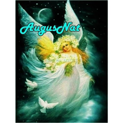 Fairy diamond painting angel dimont embroidery full square diamant rhinestone picture girl oil paint by number canvas paint big