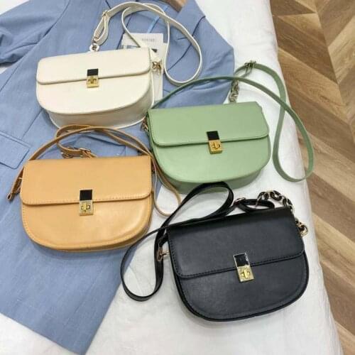 Shoulder Bags Women Bag Crossbody Bags for Women Designer Bag Purse Fashion 2021 New Trend PU Leather Chain Handbag Solid Color