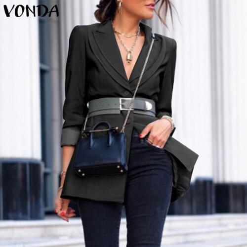 Женские стильные куртки VONDA China At AliExpress