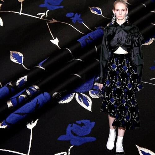 High quality jacquard fabric fashion clothing fabric exquisite pattern decorative cloth sewing material for dresses Women cloth