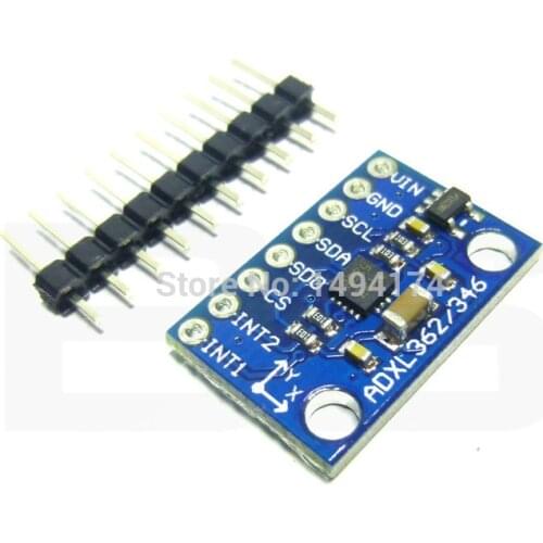 WQScosea Q8S-50 3-Axis Analog ADXL346 Accelerometre Sensor Accelerometer Acceleration Of Gravity Tilt Module Replace ADXL345