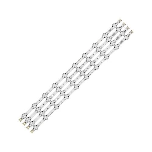 1Set=4PCS 477MM LED Backlight Strip 7Lamps LG lnntek 50inch Fundi_rev.c 50W10S1P UDULED0GS066