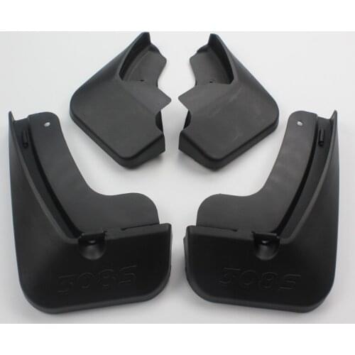 4PCS Mudguard For 2015 PEUGEOT 308S Fender mud flaps Car styling Set soft Plastic Splash Guards Auto Accessories special fender