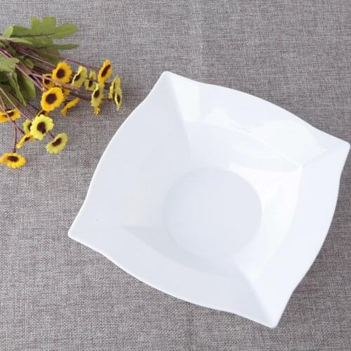 6 /sets plastic fruit plates western salad plates solid fruit bowl parties banquets western food plates