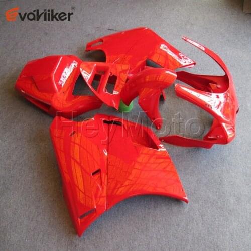 ABS Plastic Bodywork Set for 748 916 996 1996 1997 1998 1999 2000 2001 2002 red motorcycle Fairing hull