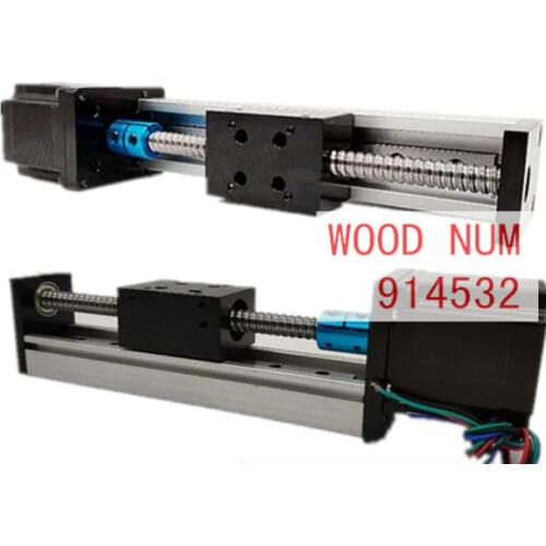 Free package mail delivery, 1204, 100mm - 400 mm high precision SGX effective stroke length linear motion mold++1pc nema17 Stepp