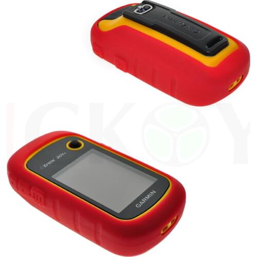 Outdoor Hiking Handheld GPS Protect Red Silicon Rubber Case Skin for Garmin GPS Navigator eTrex 10 20 30 10x 20x 30x 201