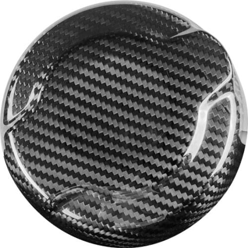 Real Carbon Fiber Car Exterior Gas Fuel Tank Cover for Mini Cooper F55 F56 F57 High Version Styling Moulding Trim