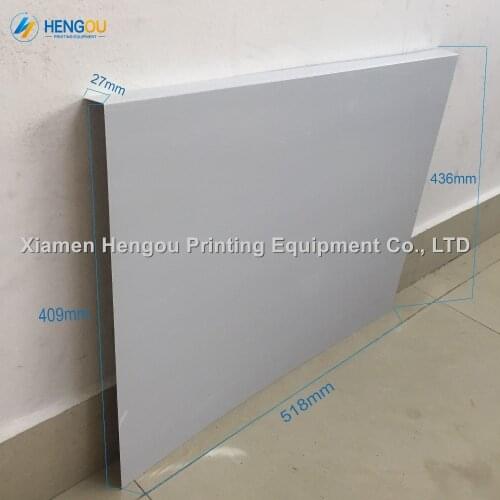 4 pieces GTO52 Cylinder Jackets Stainless Steel Cylinder Jacket for GTO52 69.731.080N Smooth Surface 518x409x27x0.3mm