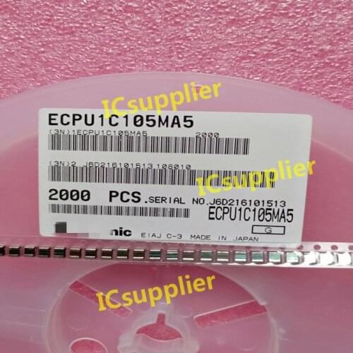 ECPU1C105MA5 ECP-U1C105MA5 Cap Film 1uF 16V Acrylic Resin 20% (3.2X2.5X1.4mm) SMD 85°C 1UF/16VDC 1210 3225 10PCS/LOT