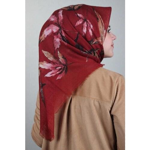 ERİPEK PATTERNED LINEN FLAMLI SCARF-DESEN-17-RENK-16