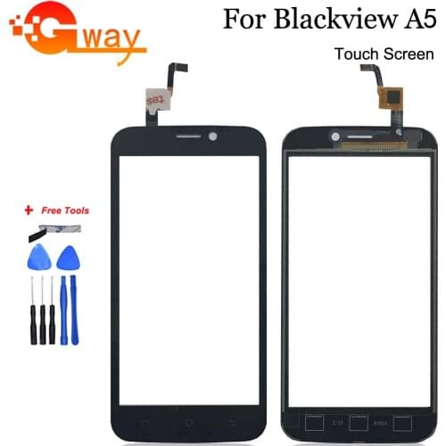 FSTGWAY For 4.5 inches blackview A5 Touch Panel Sensor Front Glass+Free Tools