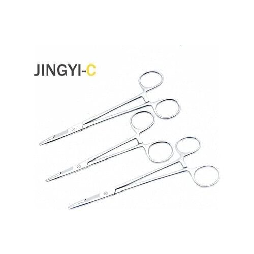 Needle Holder Insert With Scissors Double Eyelid Plastic Surgery Stainless Steel Tool Multifunctional Needle Holder
