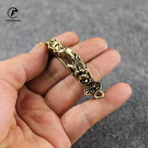 Chinese Good Luck Coins Wealth Success Fortune Copper Birthday Gifts brave troops ru yi pixiu Pendant Wholesale charm keychains