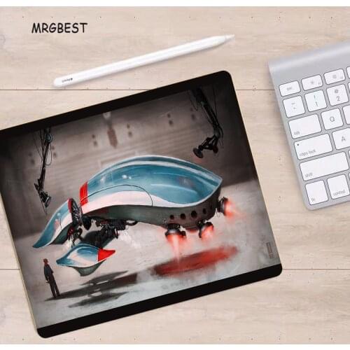 MRGBEST Mouse-pad Small 22X18/25X20/29X25CM with High Quality Rubber Pad Provide Comfort Outer Space Technology Pattern Desk Mat
