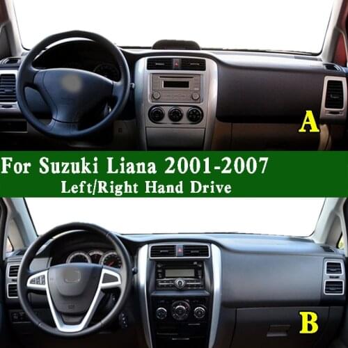 Fits Suzuki Liana Rxi Kombi LXi CNG ER RH416 418 413 414D 415 Aerio Wagon 2001-2007 Dashmat Dashboard Cover Pad Dash Mat Carpet