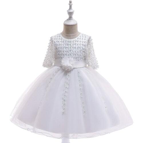 Summer Flower Dress for Girl Ball Gown Vintage Bridesmaid Bubble Evening Party Wedding Dress Graceful Princess Prom dress