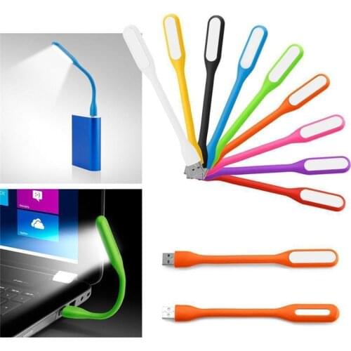 Mini USB Led Table Lamp Flexible Light Reading Bright For Power Bank PC Laptop Android Phone OTG Cable USB Gadgets Random Color