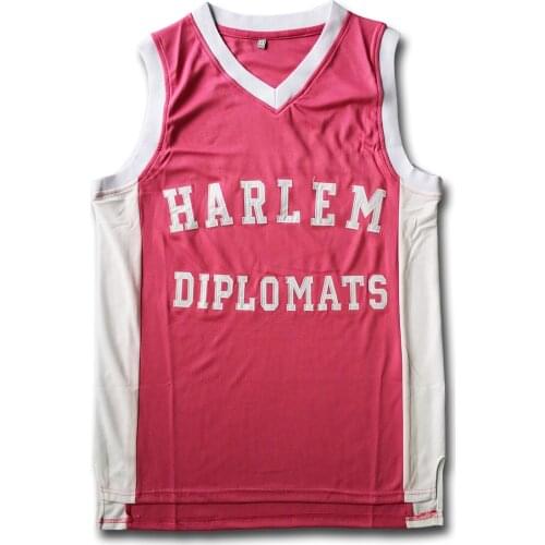 Jersey Killa Harlem Diplomats Pink Men Basketball Jersey