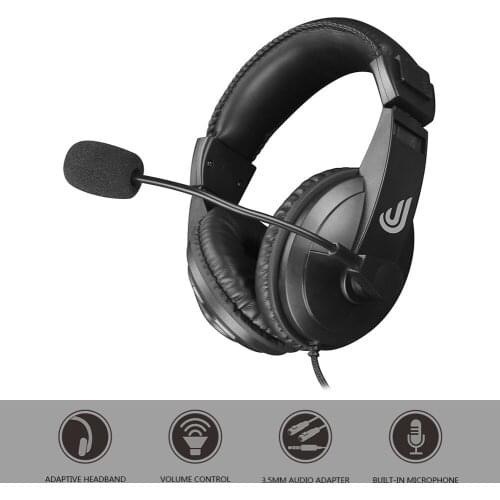 Gaming Headset for Xbox One/PS4/PC/PUBG Game 3.5mm Wired Over-Head Gamer Headphone With Microphone Volume Control Game Earphone