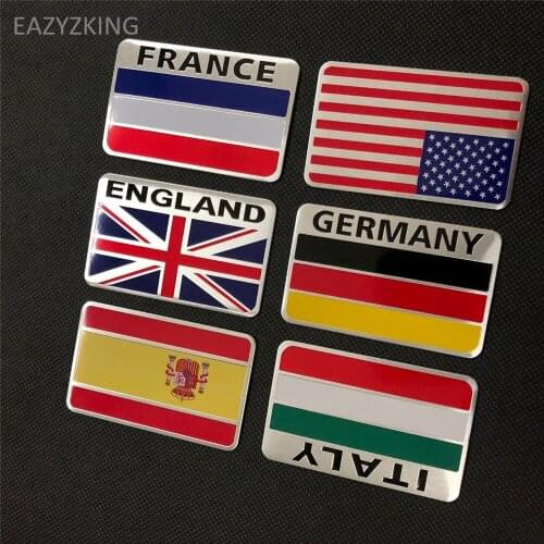 EAZYZKING Car-Styling National Flag Stickers for Lexus ES250 RX350 330 ES240 GS460 CT200H CT DS LX LS IS ES RX GS GX-Series