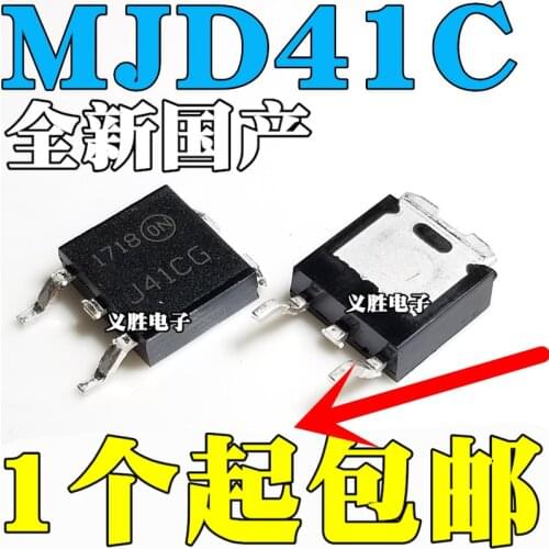 Original 5pcs/ TIP41C TO252 SOT252 J41CG MJD41CT4G MJD41C