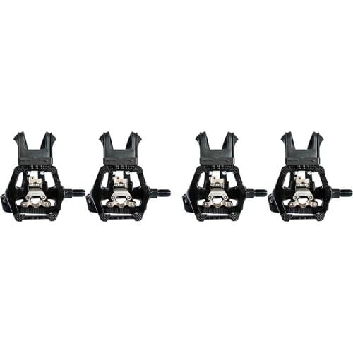 SPD Pedals with Toe Clip Straps for Shimano SPD Pedals Bike Peloton Pedals Indoor Exercise Cycling Pedals