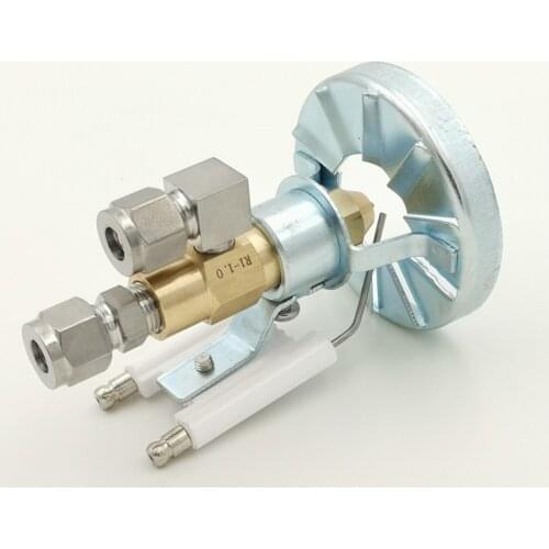 Siphon waste oil burner nozzle with flame stabilizer and Ignition Electrode boiler combustion oil alcohol-based fuel nozzle