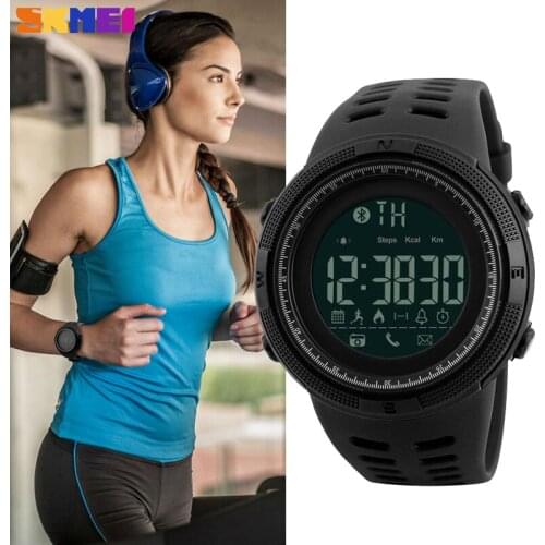 SKMEI Remote Camera Bluetooth Men Smart Watch Luxury Sport Pedometer Calories Digital Waterproof Wristwatch relogio inteligente