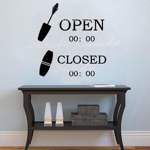 Creative Custom Name Beauty Salon Sticker Waterproof Vinyl Wallpaper Home Decor For Living Room Home Decor Vinyl Art Decal