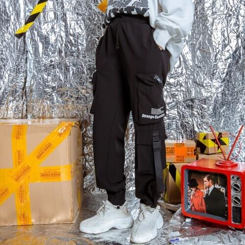 Jasmine, smart, stationery, letter, print, pocket, stitching, elastic, high waist, straight leg, womens casual pants