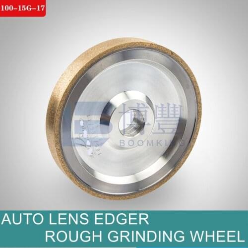 100 x 15G x 17 Rough Diamond grinding wheels for SUPORE,JINGGONG,JINGLIAN,JIANDA Auto eyeglass grinding machine,lens edger