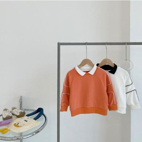 2021 new girls boys sweatshirt autumn cotton full sleeve fashion kids sweatshirt 1-7 years WS196