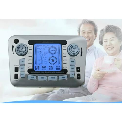 Electrical Muscle Stimulator Relax Muscle Massage Machine Pulse Tens Acupuncture Therapy Massager Slimming Fat Burner