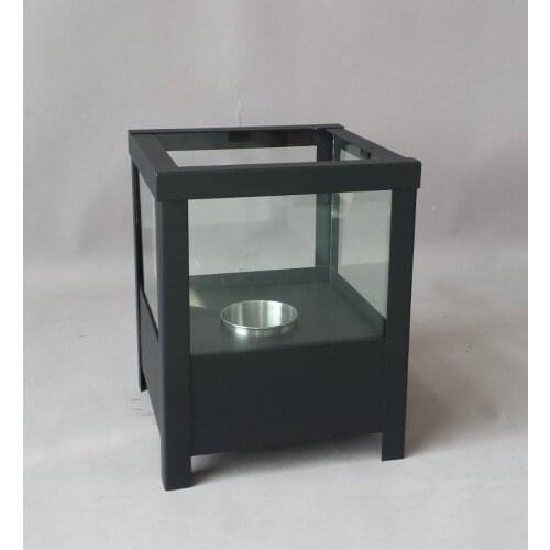 Ethanol fireplace FD43 + stainless steel + table top model