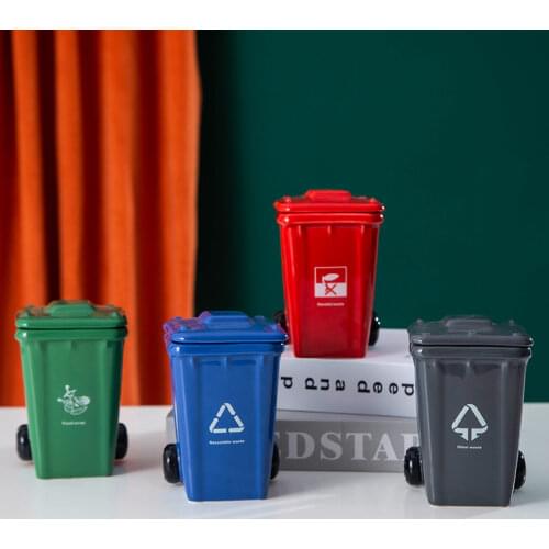 Trash Can Shape Mugs Creativity Ceramic Mug Coffee Cup Kawaii Cup Drinkware Coffee Enamel Tableware Porcelain Kitchen Utensils