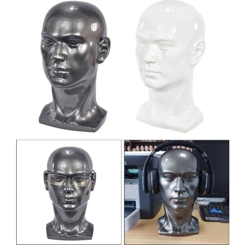 Mannequin Head Dummy Wig Mannequin for Hat Sunglass Headset Display Stand Manikin Head Wig Glasses Hat Display Stand