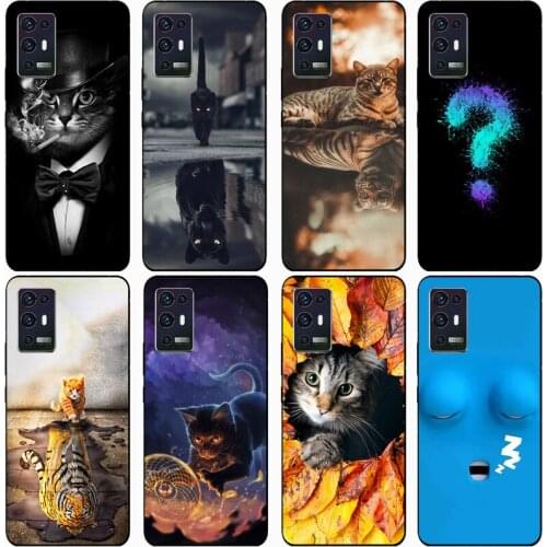 Fashion Soft silicone TPU Back Cover For ZTE Axon 30 Pro 2021 Phone Funda Case For ZTE Axon 30 Ultra 2021 Cute Cartoon Case