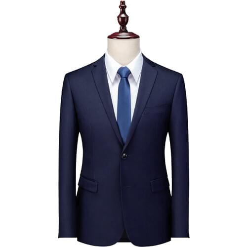 Mens Suit Business Office Work Formal Casual Suit Jacket Slim Wedding Groom Party Prom Banquet Daily Life Black Navy Blue Gray