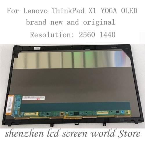 01AW977 01AX899 OLED Touch Screen LCD For Lenovo ThinkPad X1 YOGA 1ST 2ND GEN 20FQ 20FR 20JD 20JE 20JF 20 JG