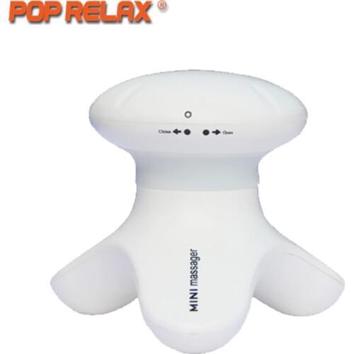 POP RELAX MiniVibrator Electric Head Scalp Neck Face Massager Vibration Body Vibrating Massage Cellulite Smart Hand Massager