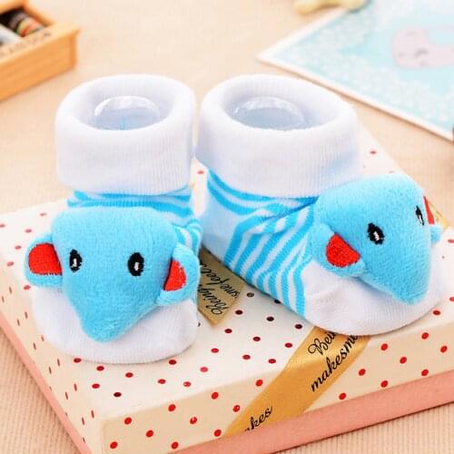 TELOTUNY Newborn Infant Baby Girls Boys Anti-Slip Stereoscopic Cartoon 3D Floor Socks Shoes Winter Warm Baby Booties Prewalker