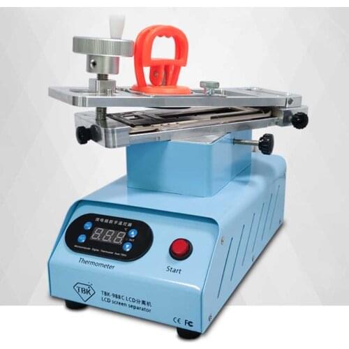 TBK 988C LCD Rotary Separator Middle Frame Remover For Iphone Samsung In Frame Cleaning Oca Glue Separating Glass Screen Repair