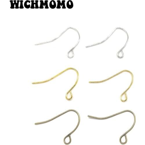 2019 New Fashion 15mm 200pieces/bag Bronze Gold Clasps Hooks Earrings Clasp DIY Earrings Jewelry Findings Components