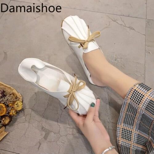 Women Two-Way Wear Shoes Womens Flat Soft Bottom 2021 New Korean Style Versatile Slip-on Lofter Lightweight Sandals Fashionable
