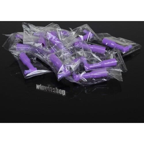 100pcs Dental Disposable Pro Angle Prophy Angles Cup Purple New