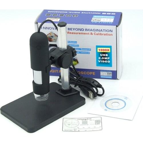 1000x USB Digital Microscope + holder(new), 8-LED Endoscope with Measurement Software usb microscope