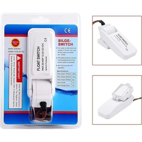 12V 1100GPH Automatic Boat Bilge Pump Float Switch Bilge Switches Flow Sensor for Electric Water Pump With Pump