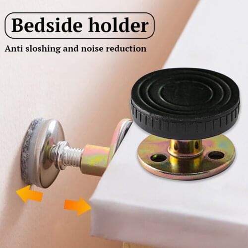 2Pcs Bed Frame Anti-Shake Tools Adjustable Headboard Stoppers Fixer Bedside Support Stabilizer, S